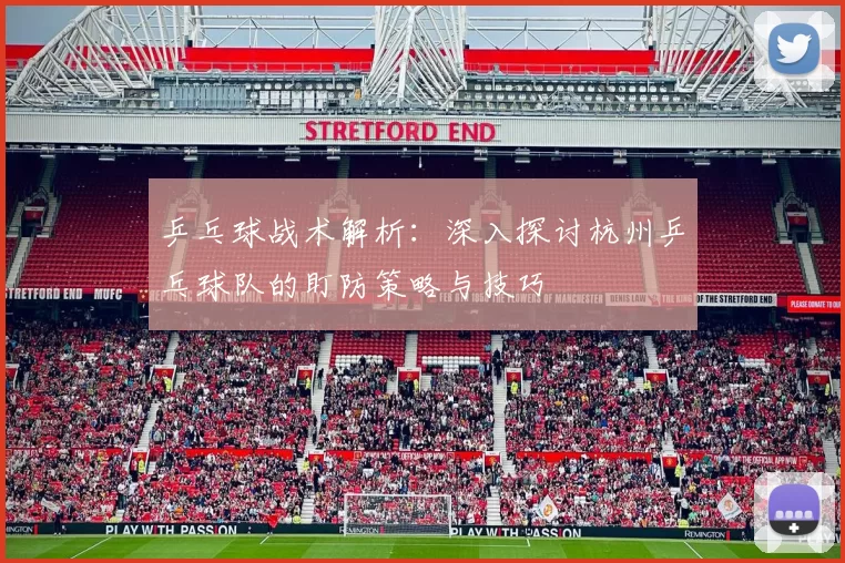 乒乓球战术解析：深入探讨杭州乒乓球队的盯防策略与技巧
